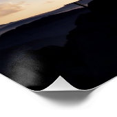 Das Grab war leeres, glänzendes Poster (Ecke)