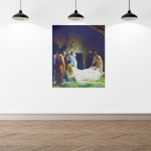 Das Gräben Jesu von Carl Heinrich Bloch 1873 Poster