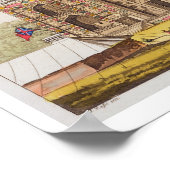 Das Grabmal des MogulKaisers Akbar von 'Le Cos Poster (Ecke)