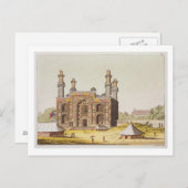 Das Grabmal des MogulKaisers Akbar von 'Le Cos Postkarte (Vorne/Hinten)