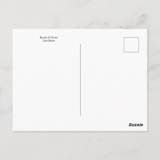 Das Grabmal von Carl Bloch Postcard Postkarte (Rückseite)