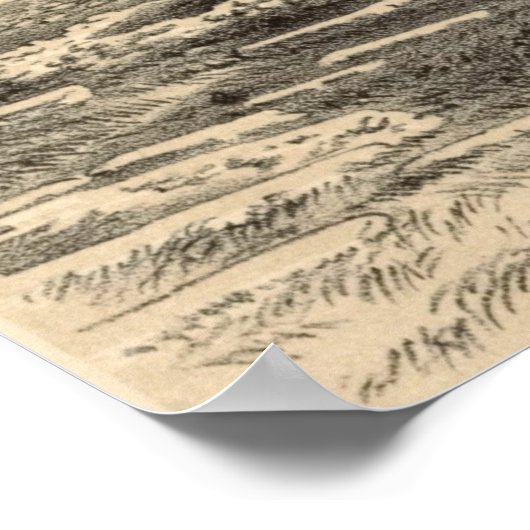 Das Grabmal von König David in Jerusalem Poster (Ecke)