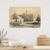 Das Grabmal von König David in Jerusalem Poster (Küche)