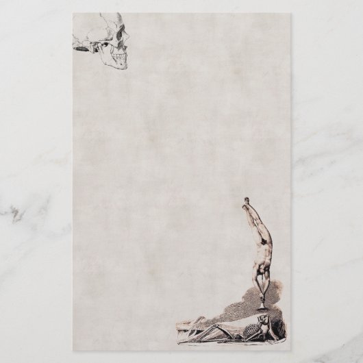 Das Grabsträuben Briefpapier (Vorderseite)