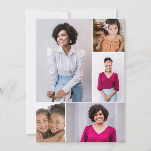 Das Graduate Fun Trendy Magazine deckte das Grad-P Einladung (Rückseite)