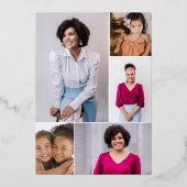 Das Graduate Fun Trendy Magazine deckte das Grad-P Folieneinladung (Rückseite)