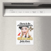 Das Graduate White Custom Foto Magnet (In Situ (Geschirrspüler))