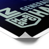 Das Graf Zeppelin Line Vintage Travel Poster (Ecke)