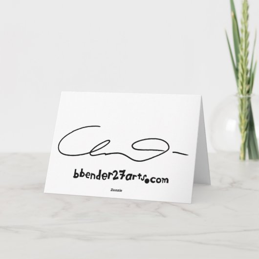 DAS GRAMOPHONE DANKESKARTE (Rückseite)