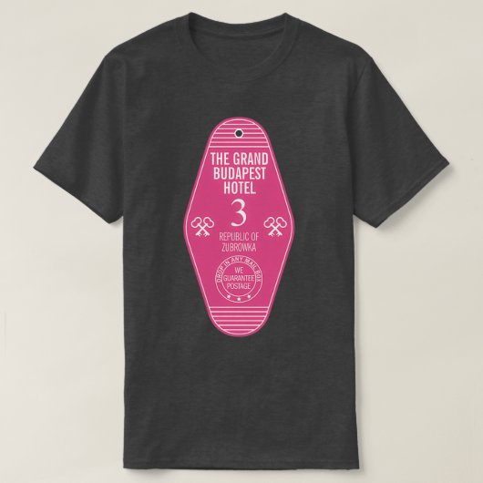 Das Grand Budapest Hotel Key T-Shirt (Design vorne)