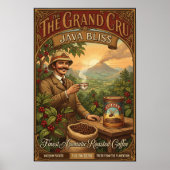 Das Grand Cru Java Bliss Kaffeeplakat Poster (Vorne)
