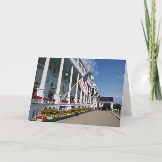 Das Grand Hotel auf der Insel Mackinac, Michigan (Vorderseite)