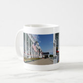Das Grand Hotel auf der Insel Mackinac, Michigan Kaffeetasse (Vorderseite Links)