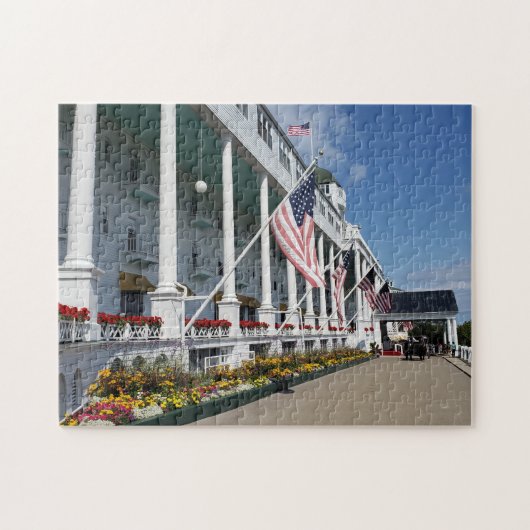 Das Grand Hotel auf der Insel Mackinac, Michigan Puzzle (Horizontal)