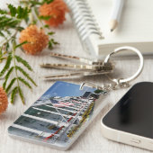 Das Grand Hotel auf der Insel Mackinac, Michigan Schlüsselanhänger (Vorderseite rechts)