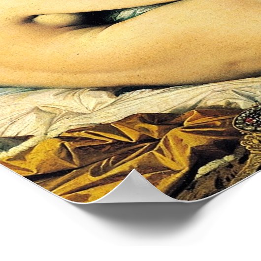 Das Grand Odalisque, das Français La Grande Odalis Poster (Ecke)