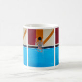 Das Grand Resort Gemälde von Alfred Fox Kaffeetasse (Mittel)