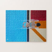 Das Grand Resort Gemälde von Alfred Fox Puzzle (Horizontal)