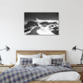 Das Grand Teton und die Kathedrale Leinwanddruck (Insitu (Schlafzimmer))