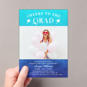 Das Grand Trendy Modern Foto Blue Acryleinladungen (Insitu (Handheld))