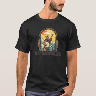 Das Gras ist blau in New Hampshire Vintage-Bär Ba T-Shirt