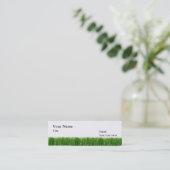 Das Gras ist grünere MiniTelefonkarte Telefonnummerkarte (Stehend Vorderseite)