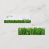 Das Gras ist grünere MiniTelefonkarte Telefonnummerkarte (Vorne/Hinten)