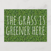 Das Gras ist hier grüner Postkarte (Vorderseite)