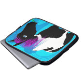 Das Gras ist immer grüner Laptopschutzhülle (Vorne Knopf)