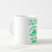 Das Gras ruft und ich muss mähen Kaffeetasse (Vorderseite Links)