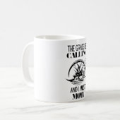 Das Gras ruft und ich muss mähen Kaffeetasse (Vorderseite Links)
