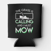 Das Gras ruft und ich wäsche. Dosenkühler (Vorderseite)