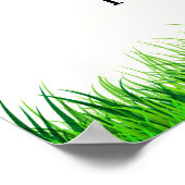 Das Gras von Poster-Niemand ist grüner als meines Poster (Ecke)