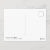DAS GRASS IST EINE GRÜNE Postkarte (Rückseite)