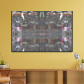 Das Grau darin Leinwanddruck (Insitu (Wohnzimmer))
