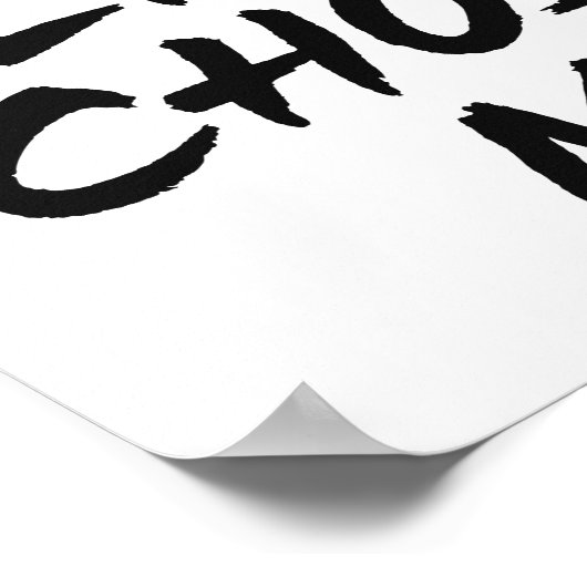 Das grausame Leben wählte mich aus Poster (Ecke)