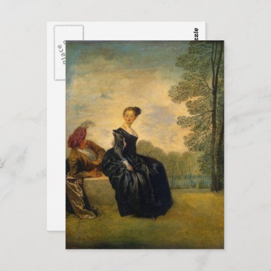 Das grausame Mädchen Postkarte (Vorne/Hinten)