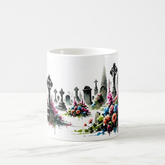 Das Graveyards SpektralBouquet Kaffeetasse (Mittel)