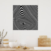 Das Gravity-Gesetz 3D Poster (Küche)