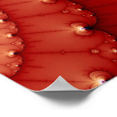 Das Gravity Wells-Fraktal Poster (Ecke)