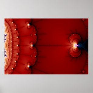 Das Gravity Wells-Fraktal Poster