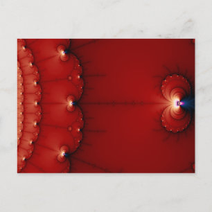 Das Gravity Wells-Fraktal Postkarte