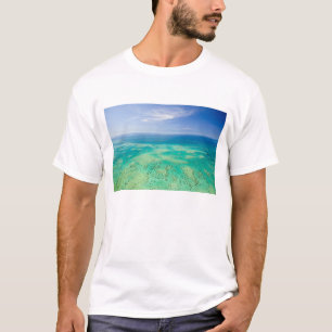 Das Great Barrier Reef, Luftansicht von Green 2 T-Shirt
