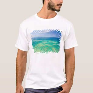 Das Great Barrier Reef, Luftansicht von Green 2 T-Shirt