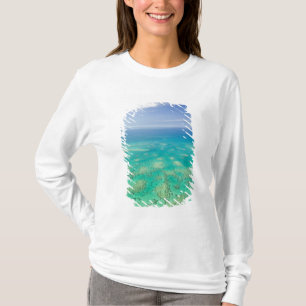 Das Great Barrier Reef, Luftansicht von Green T-Shirt