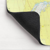 Das Great Lakes Diagramm Mousepad (Ecke)