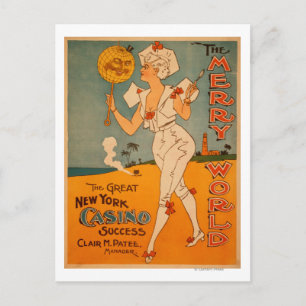 Das Great New York Casino Success Theatre Postkarte