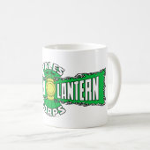 Das Green Lantern Corps - grünes Logo Kaffeetasse (VorderseiteRechts)