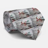 Das Green Roof Inn Krawatte (Gerollt)