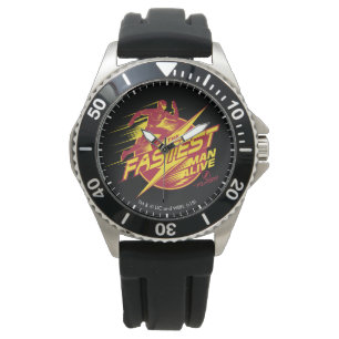 Das grelle der schnellste Mann lebendig Armbanduhr